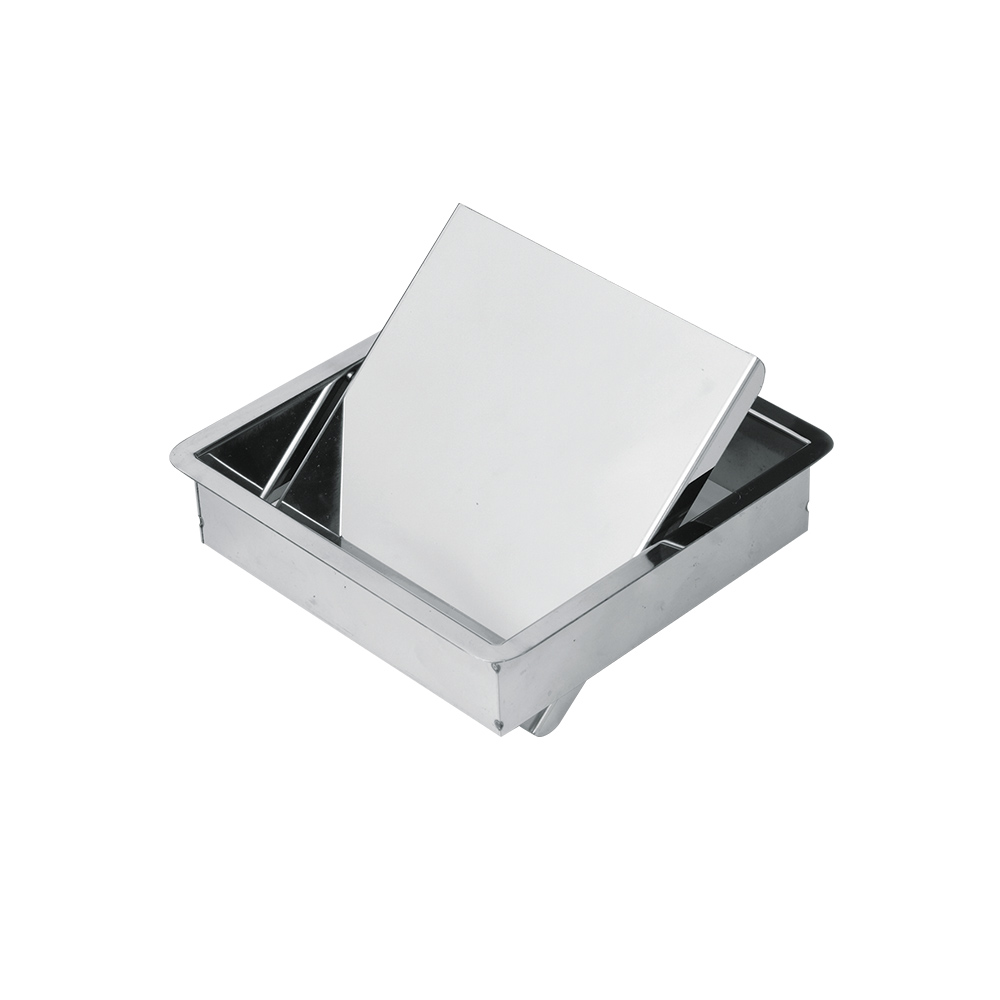 不鏽鋼加蓋方形投紙口-ST-1103
